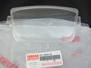 Genuine Yamaha Zuma YW50 BWS 50 Speedometer Cover Glass Plate 02-05 and 08-11 - Picture 1 of 1