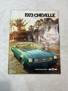 1973 Chevrolet Chevelle Malibu Laguna Original Verkaufsprospekt Katalog - Bild 1 von 5