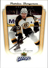 2005-06 Upper Deck MVP Boston Bruins Hockey Card #30 Patrice Bergeron
