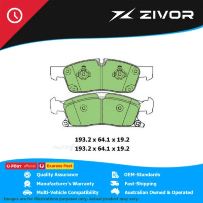 New PROTEX Brake Pads For JEEP GRAND CHEROKEE LIMITED WK 3.6L ERB #DB2216UP - image 1 of 4