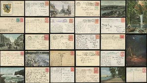 AUSTRALIA EARLY PPCs POSTCARDS MACHINE CANCELS 1903-14 ...EACH PRICED - Picture 1 of 39