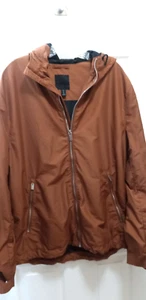 H&M Kapuzenjacke Herren Gr. XL rostorange leicht durchgehender Reißverschluss Outdoor Taschen - Bild 1 von 14