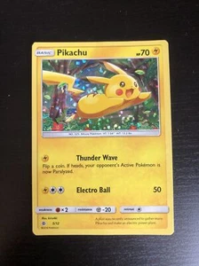 Pokemon Pikachu Card 2016 McDonald's Set 5/12 Holo Foil Promo Casi Como Nuevo - Imagen 1 de 2