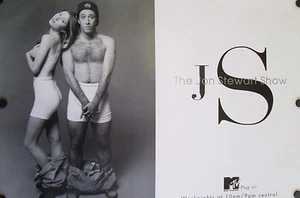 JON STEWART SHOW ORIGINAL 1994 MTV PROMO POSTER - KEIN NACHDRUCK - SEHR SELTEN - Bild 1 von 1
