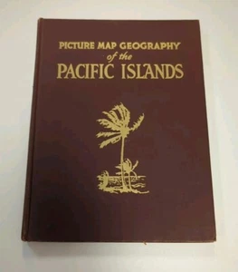 Signed! Picture Map Geography of the Pacific Islands by Vernon Quinn (1945, ... - Imagen 1 de 6
