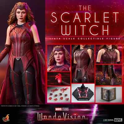 SIDESHOW HOT TOYS TMS036 MARVEL SCARLET WITCH WANDAVISION 1:6 MISB - Image 1 of 4