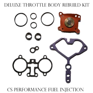 DELUXE GM Throttle Body TBI Fuel Injector Rebuild Kit O-rings Gaskets Diaphragm - Picture 1 of 4