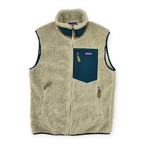 Patagonia Retro-X Deep Pile Fleece Gilet Jacket Brown Men's Medium  - Picture 1 of 9