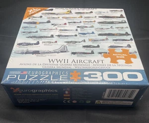 Eurographics Puzzle World War 2 Aircraft, 300 Pieces, Brand New Sealed XL Pieces - Picture 1 of 3