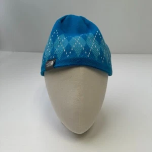 The North Face Hat Boy One Size Knit Beanie Spell Out Ski Snow Run Hype Core Cap - Picture 1 of 16