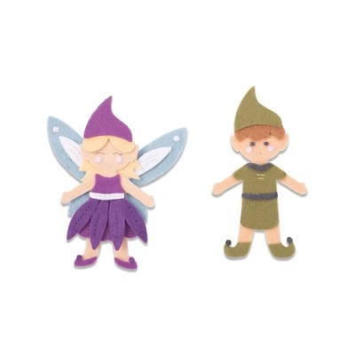 Elf & Fairy Bigz L Die - Sizzix 663495 - Appliqué, Home Decor - fantasy dies
