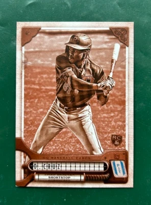 2022 Topps Gypsy Queen Oneil Cruz RC Sepia Rookie #50/99 Pirates - Image 1 of 2