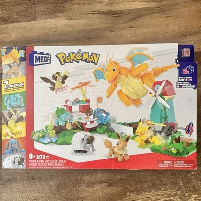 MEGA Pokemon Adventures Building Playset (872 Pcs) Ages 8 Yrs NIB - Image 1 of 4
