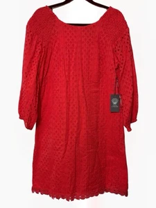 Vince Camuto Spitzenkleid 3/4-Ärmel Größe Damen 12 neu mit Etikett - Bild 1 von 5