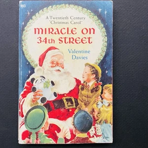 Vintage Miracle On 34th Street 50er Taschenbuch Weihnachtsmann Weihnachten NYC - Bild 1 von 6
