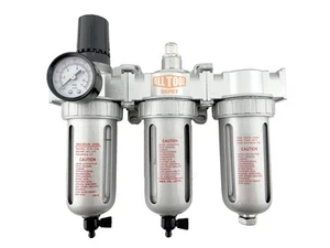 1/2" NPT MID FLOW Filter Regler Koaleszenz Trockenmittel Trockner System für Comp... - Bild 1 von 7