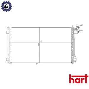CONDENSER AIR CONDITIONING 636 999 FOR VW SEAT DEDA 2.0L DLUB/DFMA/CUWA 2.0L - Picture 1 of 9