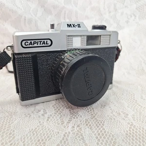 Vintage CAPITAL MX-II 35MM FILM CAMERA W 50MM LENS - Picture 1 of 8