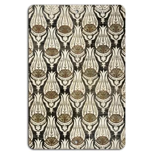 Vintage Ottoman Lotus Pattern Metal Sign - Picture 1 of 1