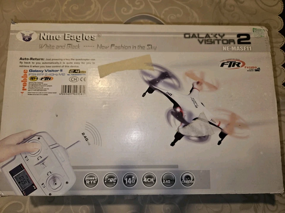 ROBBE Nine Eagles Galaxy Visitor 2 NE-MASF11  2,4Ghz Rtf 4CH CAMERA DROHNE  - Bild 1 von 4
