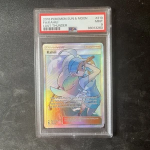 PSA 9 Pokemon Sun & Moon Lost Thunder 210 FA Kahili - Bild 1 von 2