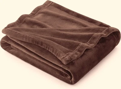 MANTA PEQUEÑA SUPER SUAVE PARA BEBÉ NIÑO NIÑOS ADULTOS SIESTA 50" X 60" COLORES SÓLIDOS Foto 1 de 3