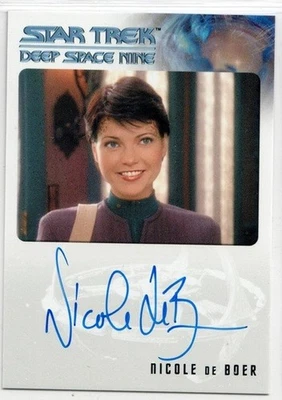 Women of Star Trek A&I - Nicole De Boer as Lieutenant Ezri Dax - DS9 Auto C - Image 1 of 2
