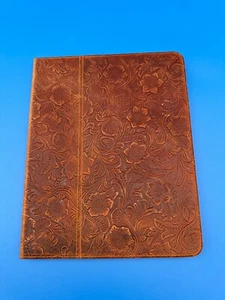 Custodia in pelle Western floreale cowboy Apple iPad Cavalletto Pro 12,9 pollici 6a generazione - Foto 1 di 8