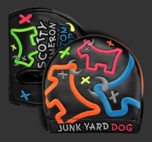 Scotty Cameron Putters Custom Shop Junk Yard Dog Mallet Headcover Mid Round - Picture 1 of 5