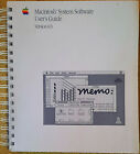 Macintosh System Software User's Guide version 6.0 + Auto Mac III manual
