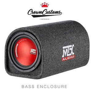 8 INCH BASS TUBE SUBWOOFER ENCLOSURE 360 WATTS MTX TERMINATOR MTXTRT8P AUDIO - Picture 1 of 7