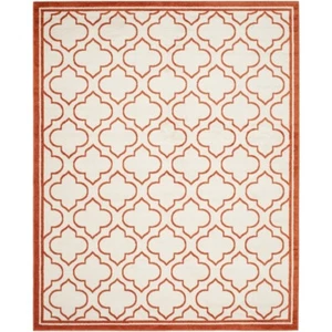 SAFAVIEH Amherst Collection AMT412F Ivory / Orange Rug - Picture 1 of 24
