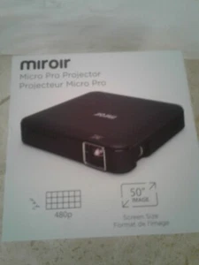 MIROIR MICRO PRO PROJECTOR 480P DLP LED PORTABLE PROJECTOR | M125 | NEW IN BOX - Picture 1 of 1