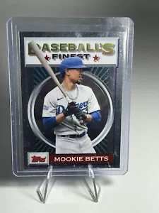 2020 Topps Finest Flashback Mookie Betts Baseball Card - Picture 1 of 2