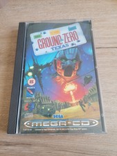 Rare Sega Mega CD ground zero Texas 