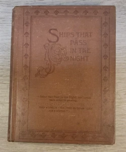 Ships That Pass In The Night Beatrice Harraden Antique 1893  HC Turn of Century - Foto 1 di 13