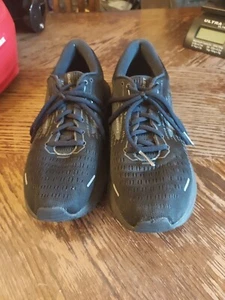 Brooks Mens Ghost 13 Black/Black Running Shoes Size 11 - Picture 1 of 7