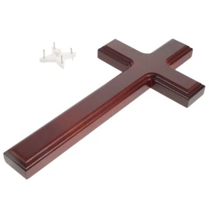 Cross Necklace for Men Beads Religious Inspiration Decor Gift Lovers - Picture 1 of 12