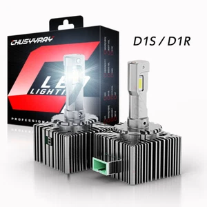 D1S D1R LED Headlight Bulbs 40000LM 6500K Super White HID Xenon Conversion Kit - Picture 1 of 12