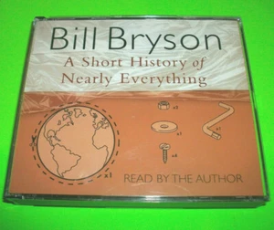 ⭐ A SHORT HISTORY OF NEARLY EVERYTHING - BILL BRYSON AUDIOBOOK 5X CD AUTHOR READ - Picture 1 of 1