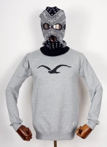 Cleptomanicx Crewneck Crew Sweatshirt Sweat Pullover Möwe Heather Grey in XS - Bild 1 von 1