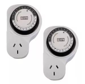 Brand New HPM 24hr Analog Timer with Offset Double Pole - Pack of 2 - Picture 1 of 1