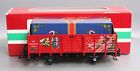 LGB 42210 G Scale The Christmas Train Red Gondola w/Blue Gift Box Load EX/Box