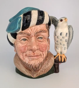 Royal Doulton 1959 "The Falconer" Toby Character Mug Jug, 4" tall D6540 - Picture 1 of 8