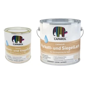Caparol Capadur Parkettlack Siegellack glänzend od. seidenmatt 0,75 oder 2,5 Ltr - Bild 1 von 2