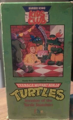 Teenage Mutant Ninja Turtles - Invasion Of The Turtle Snatchers VHS Burger King - Image 1 of 2