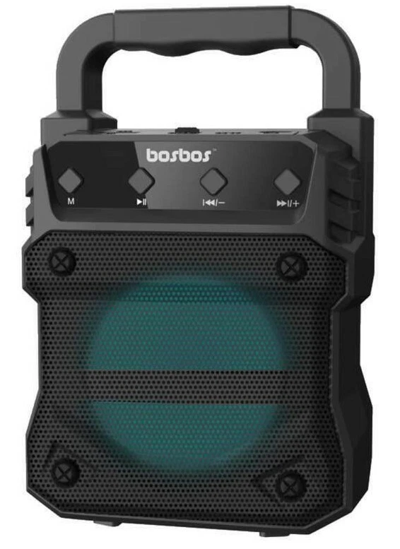Bosbos P-16 Drop Wireless Speaker - USB/SD input Radio FM Black Music on the Go  - Image 1 of 1
