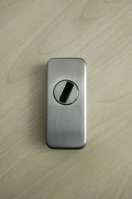 Schutzrosetten mit Kernziehschutz, für Metalltüren 10 mm Inox/Edelstahl käntig - Bild 1 von 3