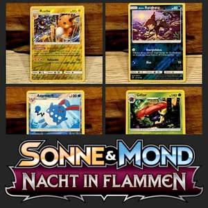 Pokémon "Nacht in Flammen" Auswahl an Reverse/Holo - Einzelkarten - Deutsch - Bild 1 von 23
