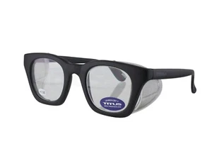 Titus Retro Sicherheitsleser Betrüger Brille Seitenschilde ANSI Z87 +1 +1,5 +2 - Bild 1 von 13